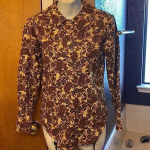 Vintage Paisley Long-sleeve shirt